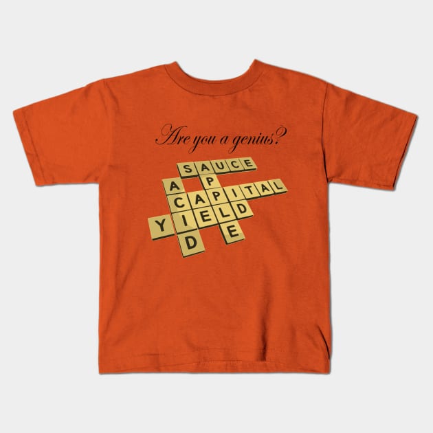 tees and sweats crossword clue t-shirt Kids T-Shirt by we4you